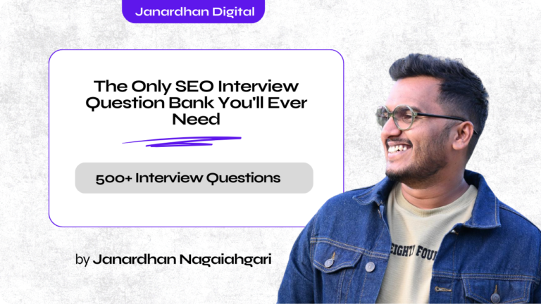 SEO Interview Questions and Answers