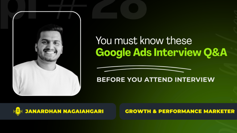 google adWords interview questions