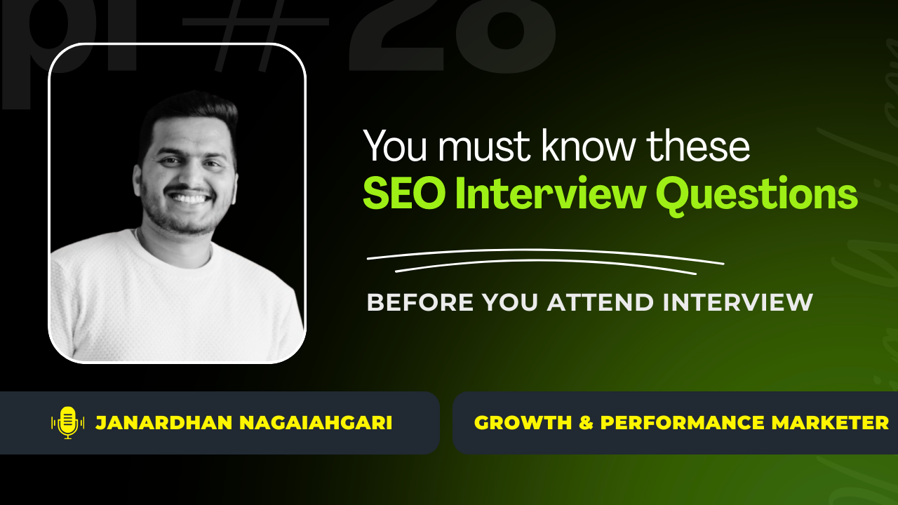 SEO Interview questions and answers