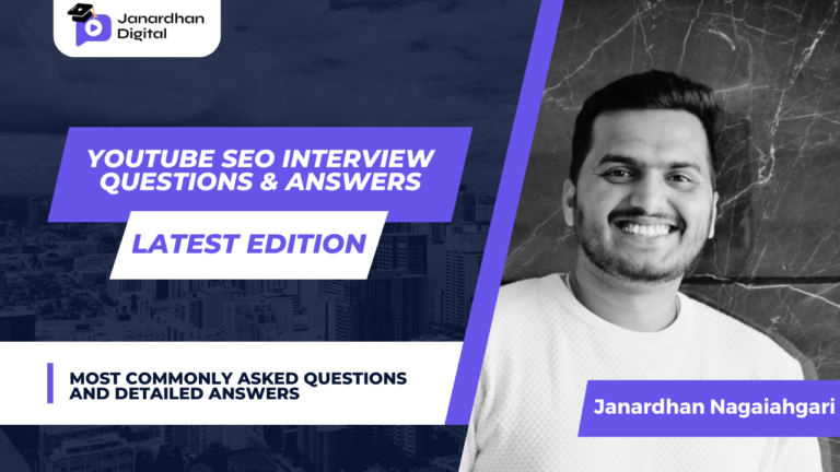 youtube SEO interview questions and answers