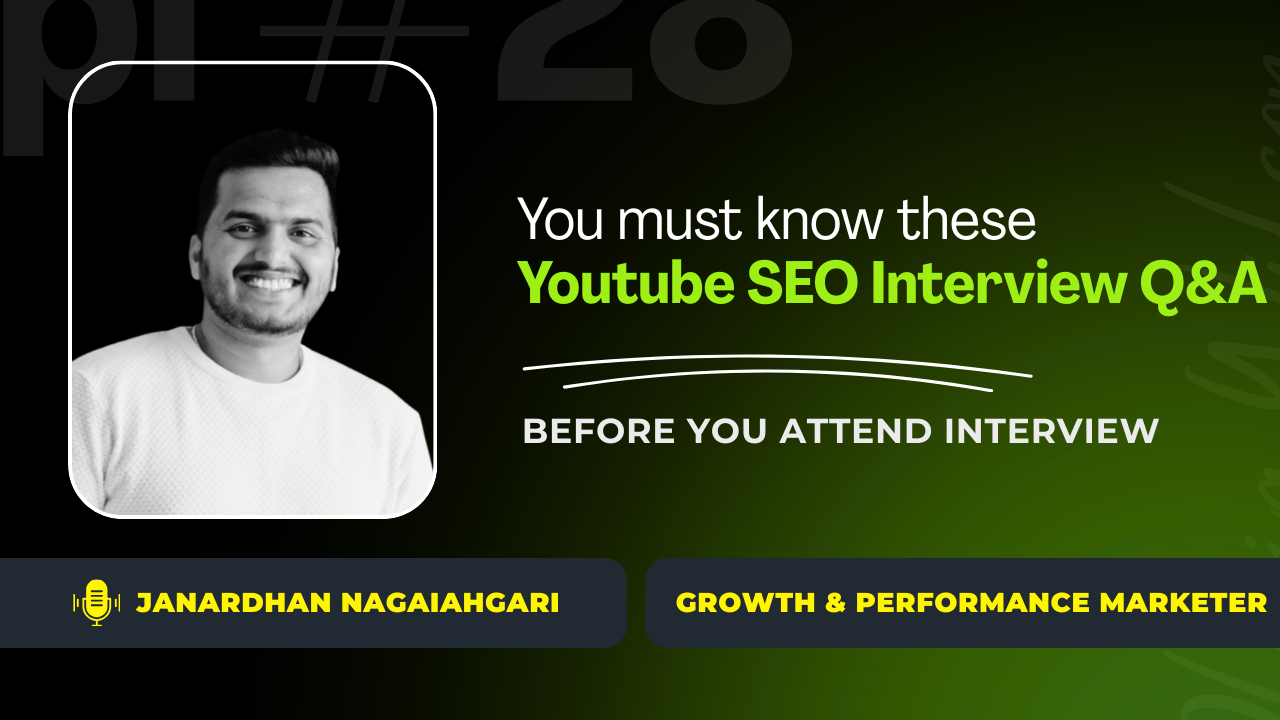 YouTube Search Optimization (YSO) Interview Questions and Answers